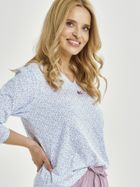 Piżama damska, niebieska, Debora, Taro