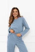 Piżama damska, niebieska, Ksara, Italian Fashion