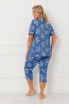 Piżama damska, niebieska, Perini, Italian Fashion
