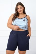 Piżama damska, plus size, mix, Italian Fashion