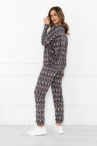 Piżama damska, szara, Italian Fashion