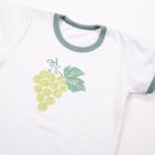 Piżama dziecięca, biało-zielona, Eevi