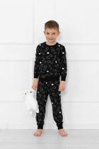 Piżama dziecięca, czarna, Wito, Italian Fashion