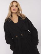 Płaszcz damski, czarny, Och Bella