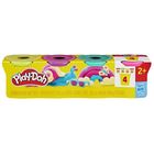 Play-Doh, tuby z masą plastyczną, 4 kolory, mix
