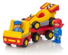 Playmobil, 1.2.3., Wyścigówka z lawetą, 6761