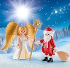Playmobil, Christmas, Mikołaj i aniołek, 9498