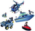 Playmobil, City Action, Wielka akcja policji z silnikiem, 9043