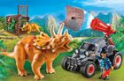 Playmobil, Dinos, Samochód terenowy z działającą wyrzutnią sieci, 9434