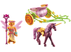Playmobil, Fairies, Wróżka kwiatów z karocą jednorożca, 9136