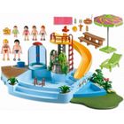Playmobil, Family Fun, Basen odkryty ze zjeżdżalnią, 4858