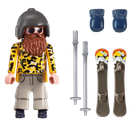 Playmobil, Family Fun, Narciarz na nartach snowblade, 9284