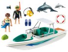 Playmobil, Family Fun, Nurkowie z motorówką, 6981
