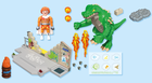 Playmobil, Heroes, Bohaterski pojedynek z Jaszczurem, 71831