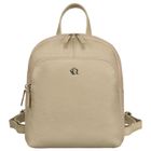 Plecak miejski, beżowy, skórzany, Rovicky