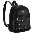 Plecak miejski, czarny, skóra ekologiczna, Peterson