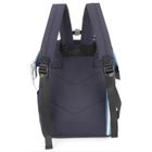 Plecak miejski na laptopa, port USB, niebieski, Himawari