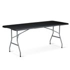 Plonos, stół cateringowy ogrodowy składany, czarny, 180 cm
