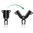 Plonos, złączki do tyczek, czarne, 11 mm, typu A, 4 szt., PL-941