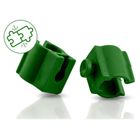 Plonos, złączki do tyczek, zielone, 11 mm, typu 2, 10 szt., PL-941