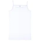 Podkoszulek dziecięcy na ramiączka, biały, Olimpias