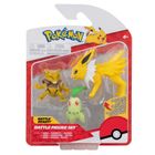 Pokemon, figurki bitewne, pakiet, 3 szt