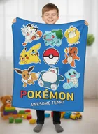 Pokemon, koc polarowy, 100-140 cm