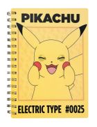Pokemon, notes spiralny 3D, linia, A5