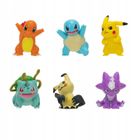 Pokemon, Pikachu, Mimikyu, Toxel, Bulbasaur, Charmander, Squirtle, figurki bitewne