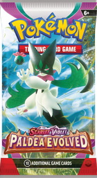 Pokemon TCG: Scarlet & Violet, Paldea Evolved, Booster, gra karciana, dodatek, 1 szt.