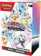 Pokemon TCG: Scarlet & Violet, Prismatic Evolutions, Booster Bundle, gra karciana, dodatek, 6 szt.