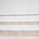 Pola, ręcznik z trzykolorową bordiurą w formie fastrygi, 30-50 cm