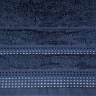 Pola, ręcznik z trzykolorową bordiurą w formie fastrygi, 50-90 cm