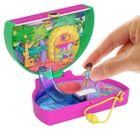 Polly Pocket, Arbuzowy basen, kompaktowy zestaw do zabawy z laleczkami i akcesoriami