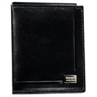 Portfel, banknotówka, czarny, skórzany, Rovicky