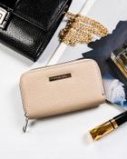 Portfel, beżowy, skóra ekologiczna, Cavaldi