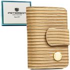 Portfel, beżowy, skóra ekologiczna, Peterson