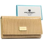 Portfel, beżowy, skóra ekologiczna, Peterson