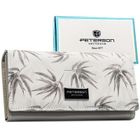 Portfel, biały, skóra ekologiczna, Peterson
