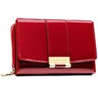 Portfel, bordowy, skóra ekologiczna, Peterson