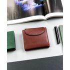 Portfel, bordowy, skórzany, 4U Cavaldi