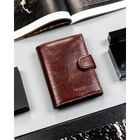 Portfel, brązowy, skóra ekologiczna, 4U Cavaldi