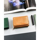 Portfel, brązowy, skóra ekologiczna, 4U Cavaldi