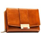 Portfel, brązowy, skóra ekologiczna, Peterson