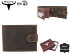 Portfel, brązowy, skórzany, RFID, Buffalo Wild