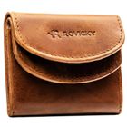 Portfel, brązowy, skórzany, Rovicky