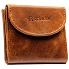 Portfel, brązowy, skórzany, Rovicky