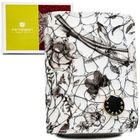 Portfel, czarno-biały, skórzany, Peterson