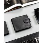 Portfel, czarny, skóra ekologiczna, 4U Cavaldi