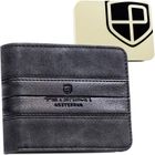 Portfel, czarny, skóra ekologiczna, Peterson